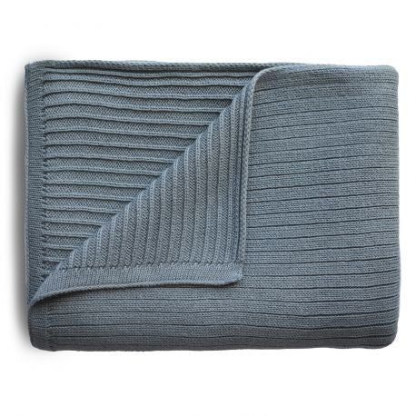 Mushie / Blanket / Ribbed Smoke