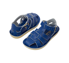 Load image into Gallery viewer, Salt Water Sandals / Sandalen / Shark / Cobalt