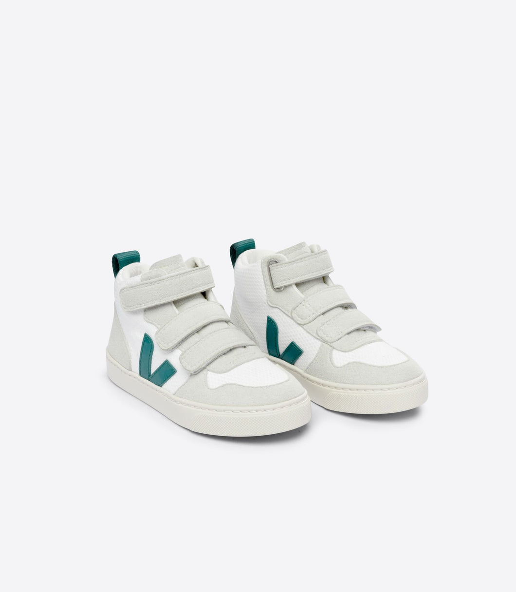 Veja / V-10 Mid / B-Mesh White Brittany