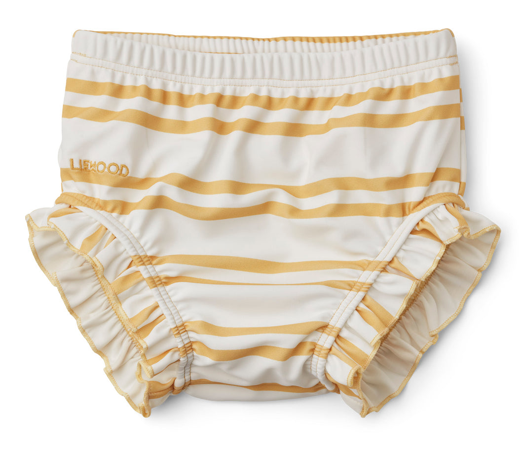 Liewood / Mila / Baby Swim Pants / Stripe Creme De La Creme - Jojoba