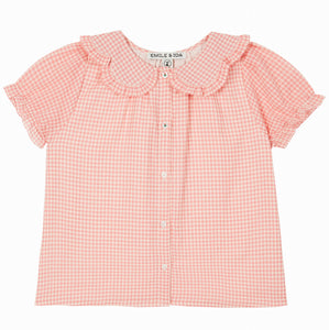 Emile et Ida / BABY / Blouse / Vichy Rose