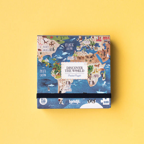 Londji / Pocket Puzzle / Discover The World / 6Y+