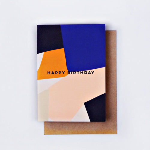 The Completist / Graphic Card / Wenskaart / Overlay Shapes / Birthday