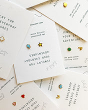 Load image into Gallery viewer, Selva Sauvage / Earring Stud / Heart / Gold