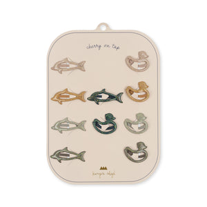 Konges Sløjd / Junior Hair Clips Mix / 10-Pack / Animal