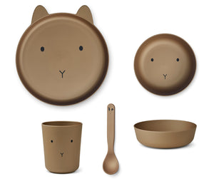 Liewood / Brody / Tableware Set / Rabbit Oat