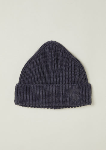 Main Story / Knitted Beanie / Blue Black