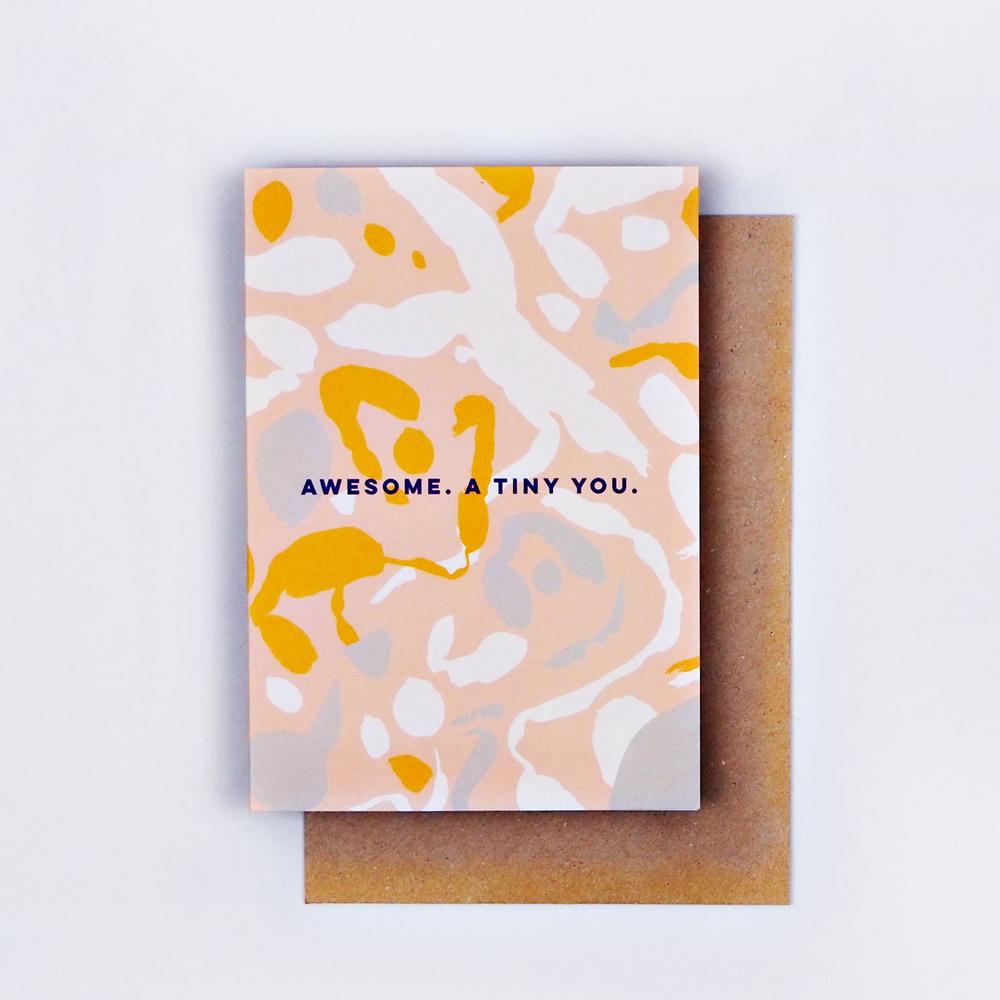 The Completist / Graphic Card / Wenskaart / Awesome A Tiny You
