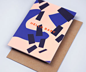 The Completist / Graphic Card / Wenskaart / Hello Baby
