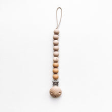 Load image into Gallery viewer, Bezisa / Silicon Pacifier Clip / Speenkoord / Canyon Clay