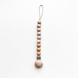 Bezisa / Silicon Pacifier Clip / Speenkoord / Canyon Clay