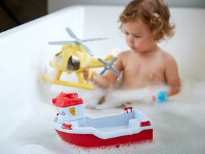 Green Toys / 2+ / Rescue Boat & Helicopter