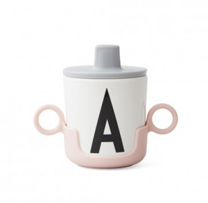 Design Letters / Handle for Melamine Cup / Pink