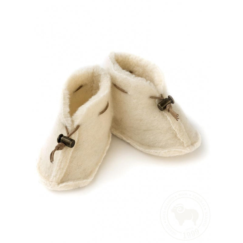 Alwero / Wool Baby Boots / Natural