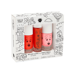 Nailmatic Kids / Set Lipgloss + 2 Nail polishes / Amazing Trip