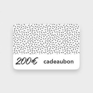 Digitale Cadeaubon / 200€