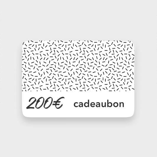 Digitale Cadeaubon / 200€