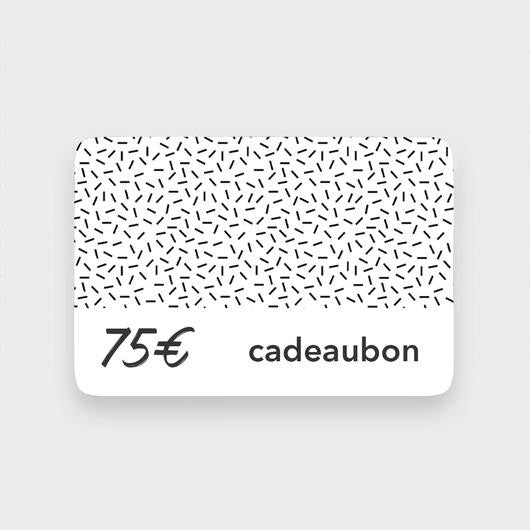 Digitale Cadeaubon / 75€