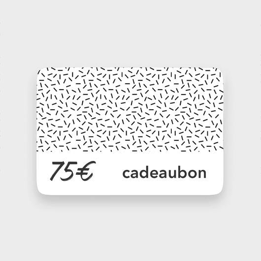 Digitale Cadeaubon / 75€