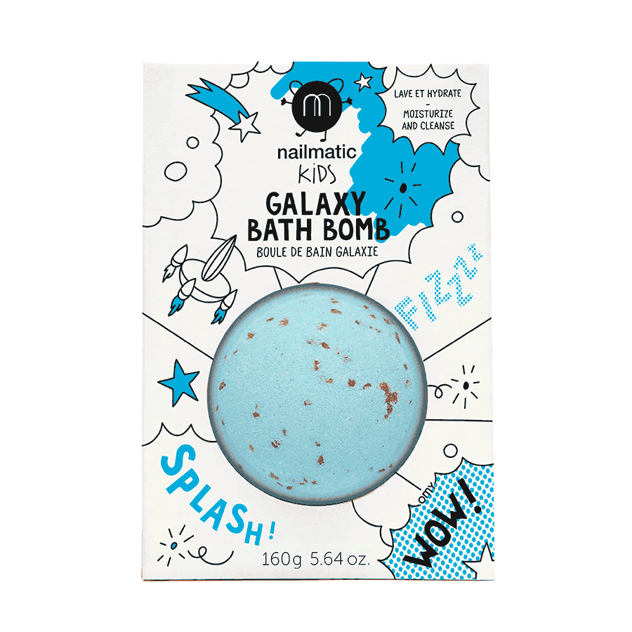 Nailmatic Kids / Colouring Bath Bomb / Galaxy Blue