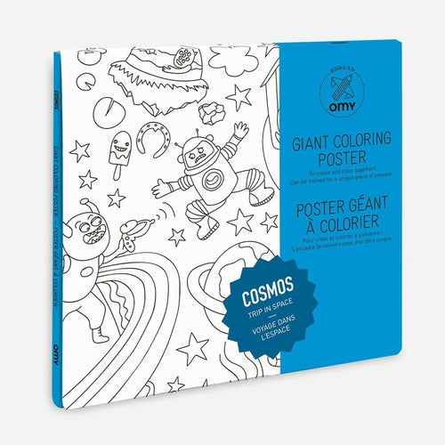 Omy Design & Play / Giant Colouring Poster / Cosmos