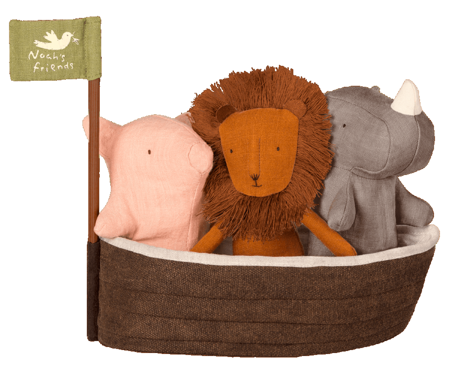 Maileg / Noah's Ark with 3 Mini Animals