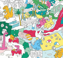 Load image into Gallery viewer, Omy Design &amp; Play / Giant Colouring Poster / Dinos
