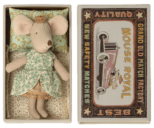 Maileg / Mouse in Box / Little Sister / Princess Mouse