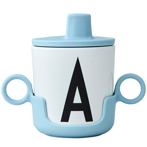 Design Letters / Handle for Melamine Cup / Blue
