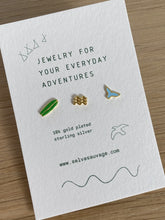 Load image into Gallery viewer, Selva Sauvage / Earring Stud / Wave / Gold