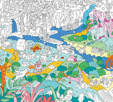 Load image into Gallery viewer, Omy Design &amp; Play / Giant Colouring Poster / Dinos