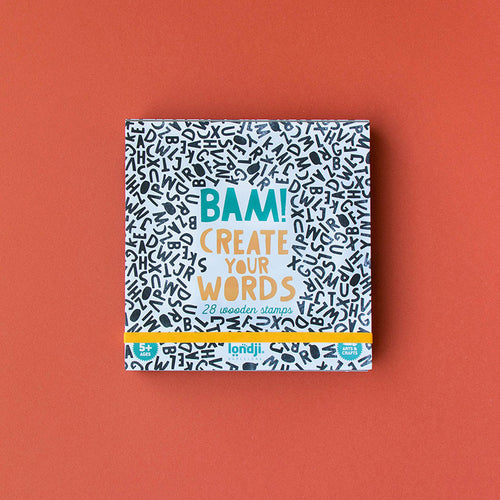 Londji / Wooden Stamps / BAM! Create your words / 5Y+