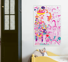 Load image into Gallery viewer, Omy Design &amp; Play / Giant Colouring Poster / Lily