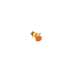 Selva Sauvage / Earring Stud / Orange