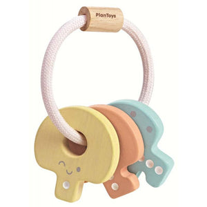 Plan Toys / 0+ / Key Rattle / Pastel