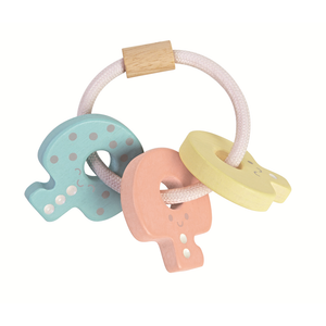 Plan Toys / 0+ / Key Rattle / Pastel