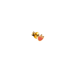 Selva Sauvage / Earring Stud / Tulip / Orange