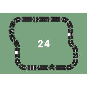 Waytoplay / Flexibele autobaan / Snelweg - Highway (24-delig)