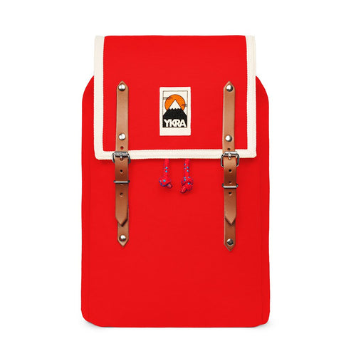 Ykra / Backpack / Rugzak / Matra Mini / Cotton Straps / Red